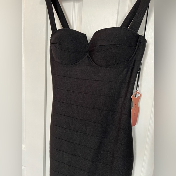 NWT Haute Monde black bodycon dress. - Picture 3 of 8
